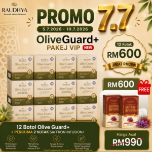 PAKEJ SPECIAL 12 BOTOL + 2 SAFFRON